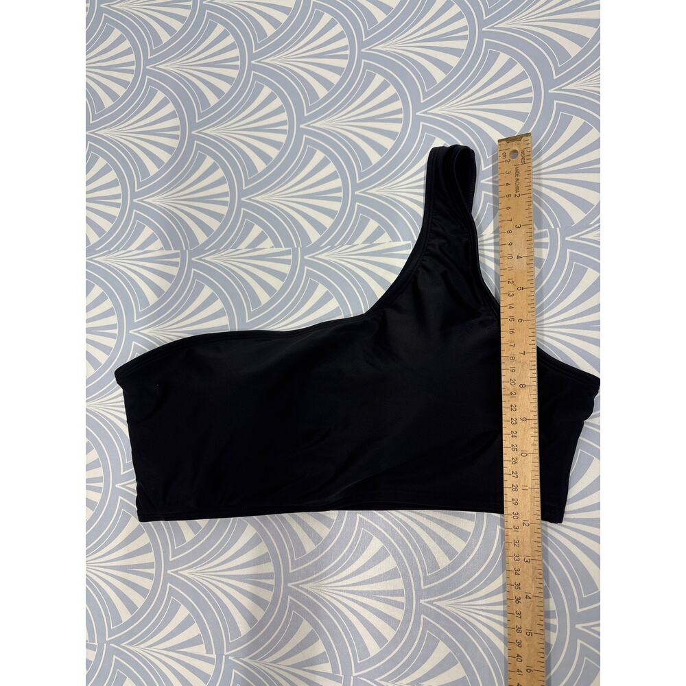 New women high-leg one-shoulder bikini set two piece swimsuit X-Large Black - Picture 7 of 7